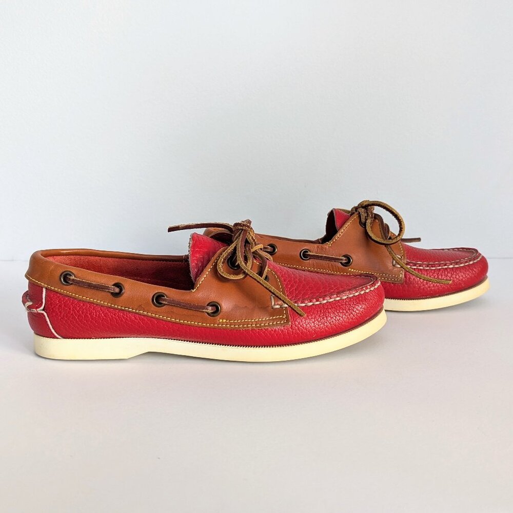 Vintage 1990s Dooney & Bourke Boat Shoes Rarer Variation - Picture 2 of 12